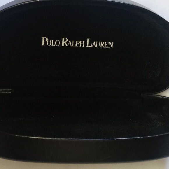 POLO RALPH LAUREN Authentic Sunglasses Eyeglasses Clamshell Hard Case Only Black - Picture 2 of 4